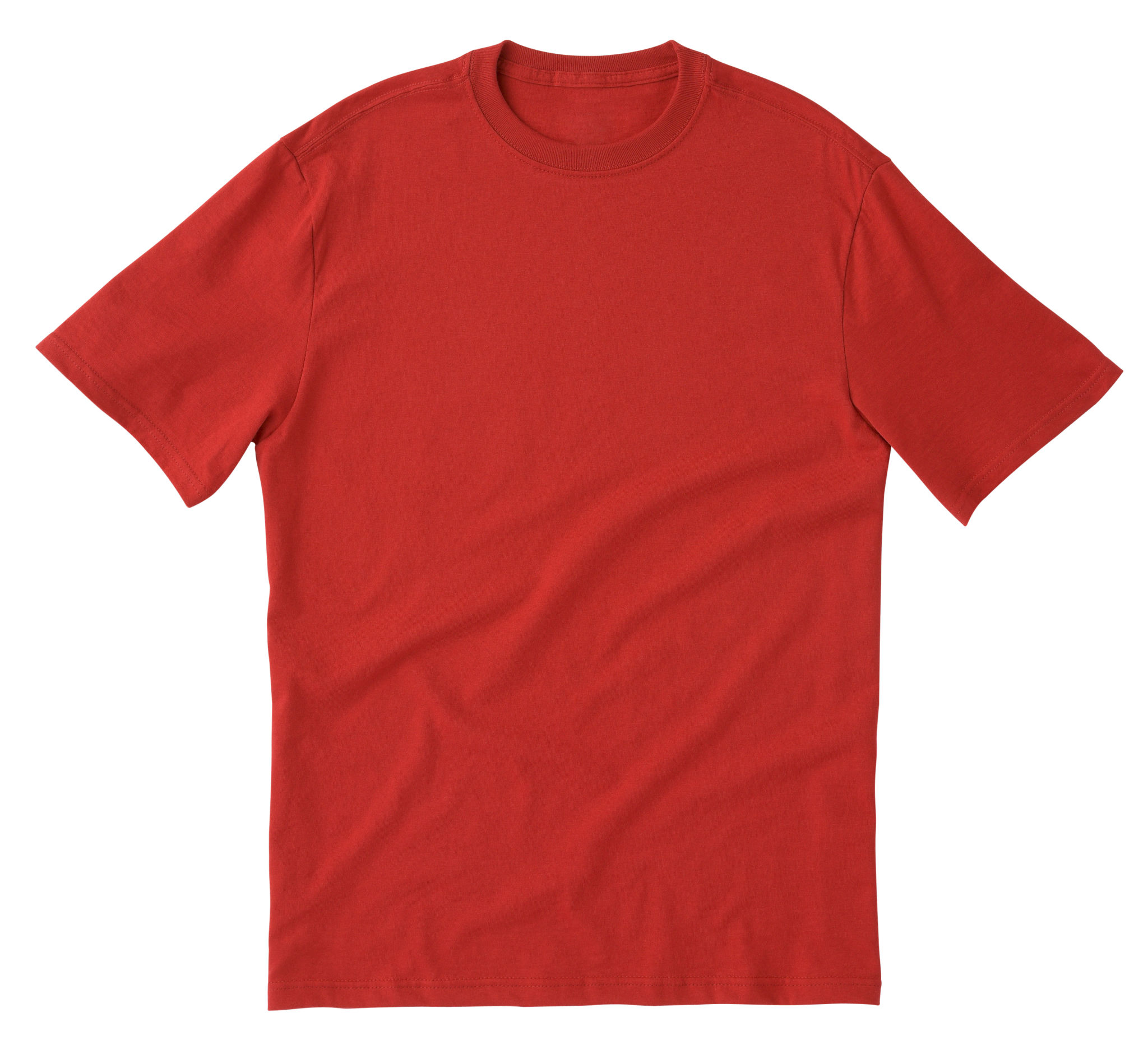 Red t-shirt representing BTX Radio station merch