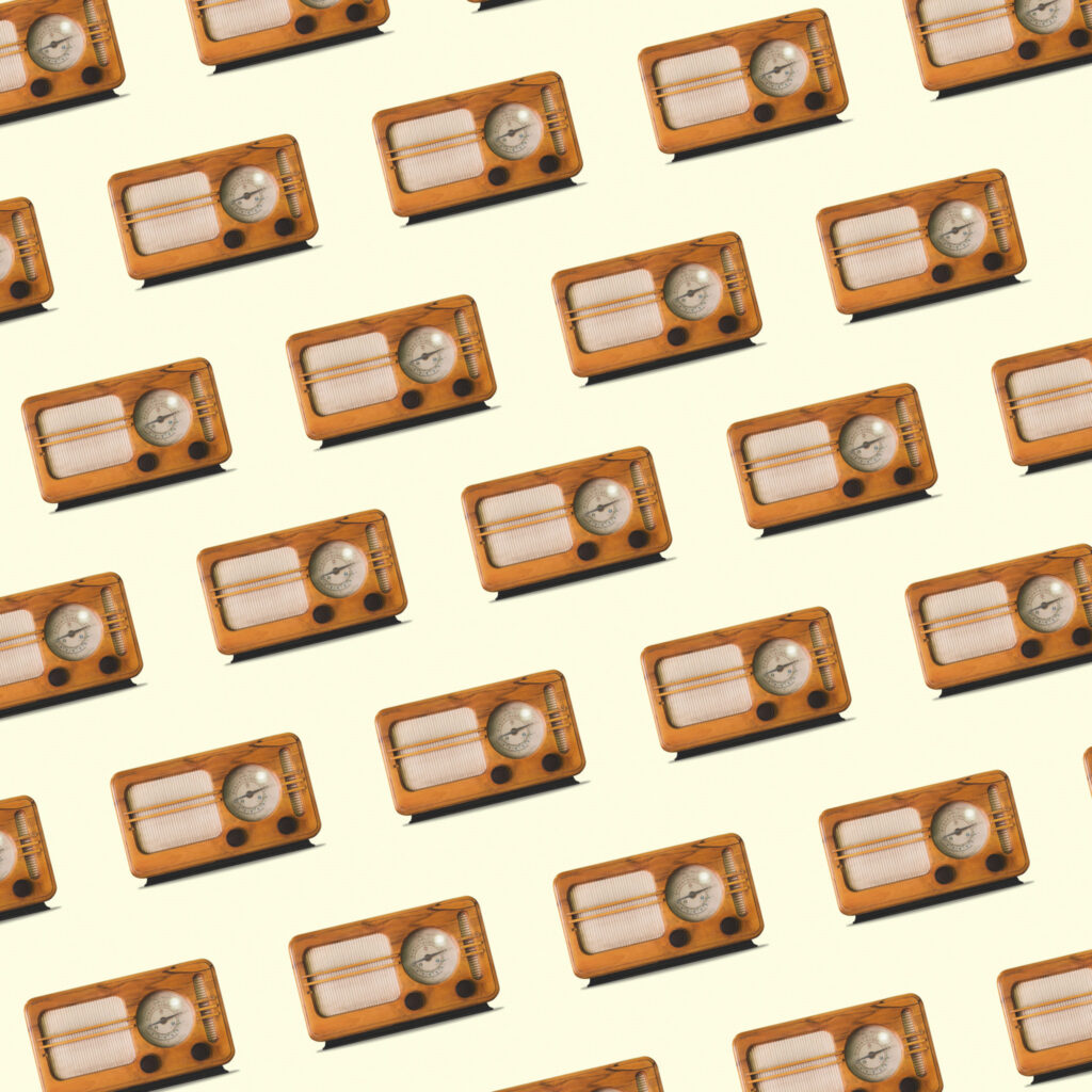 Vintage Radio Pattern